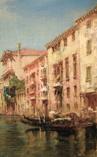 19th century - Pair of Venetian Views - Paire de vues vénitiennes - Giuseppe